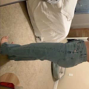 Zara high waste straight leg jeans for sale!